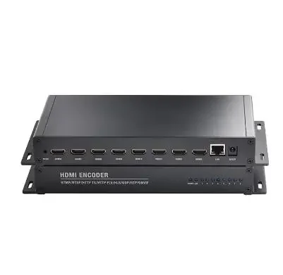 8 Port HDMI IP Encoder H265 /H264 for CCTV Live Broadcast