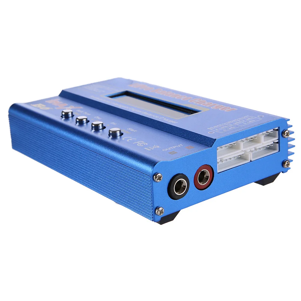 IMAX เครื่องชาร์จแบตเตอรี่ B6 80W,เครื่องชาร์จแบตเตอรี่ Lipo NiMh Li-ion Ni-Cd ดิจิตอล RC IMAX B6 Lipro Balance Discharger + อะแดปเตอร์6A 15V