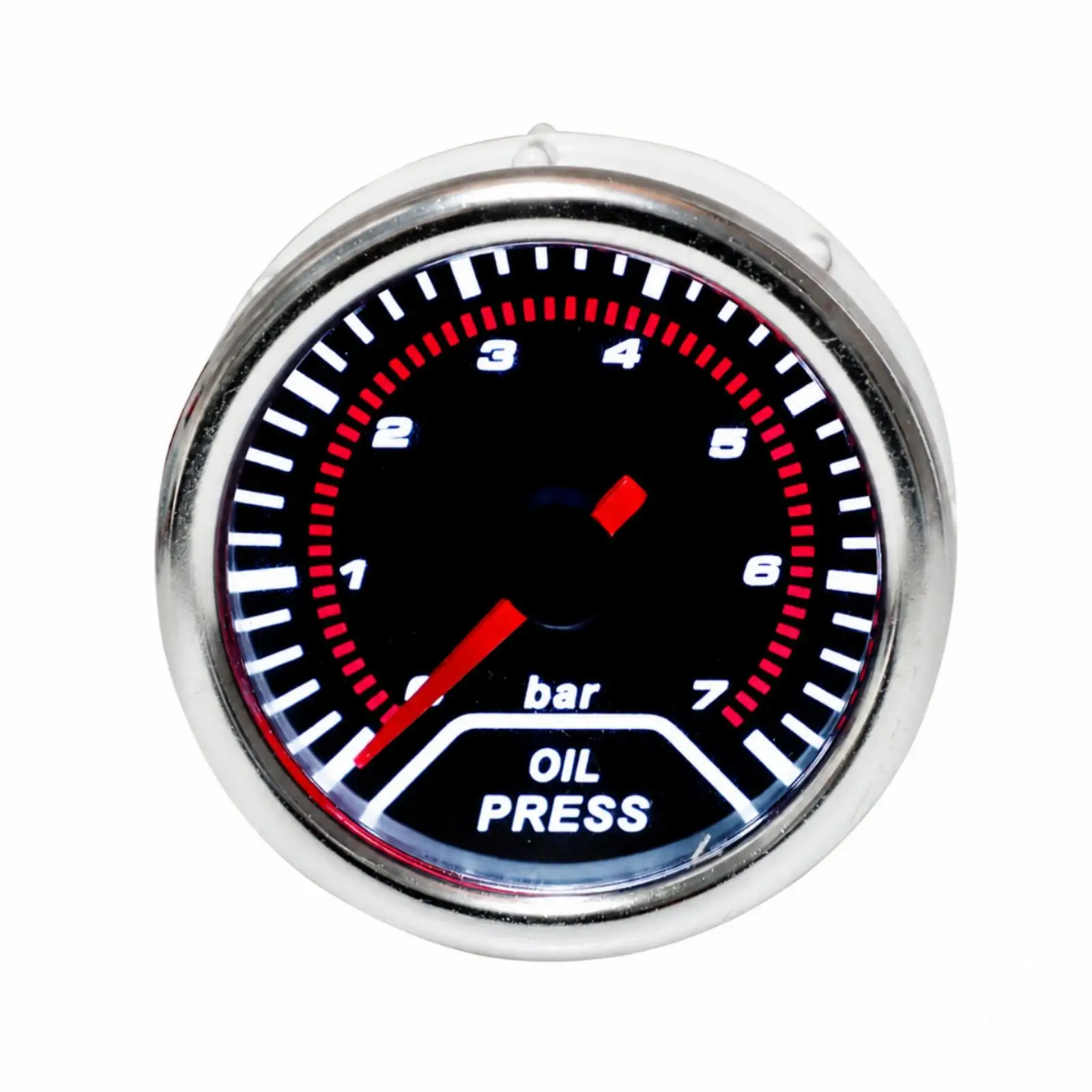 Automotive Oil Pressure Gauge Slim for Vehicle Dashboard, Driving Checks