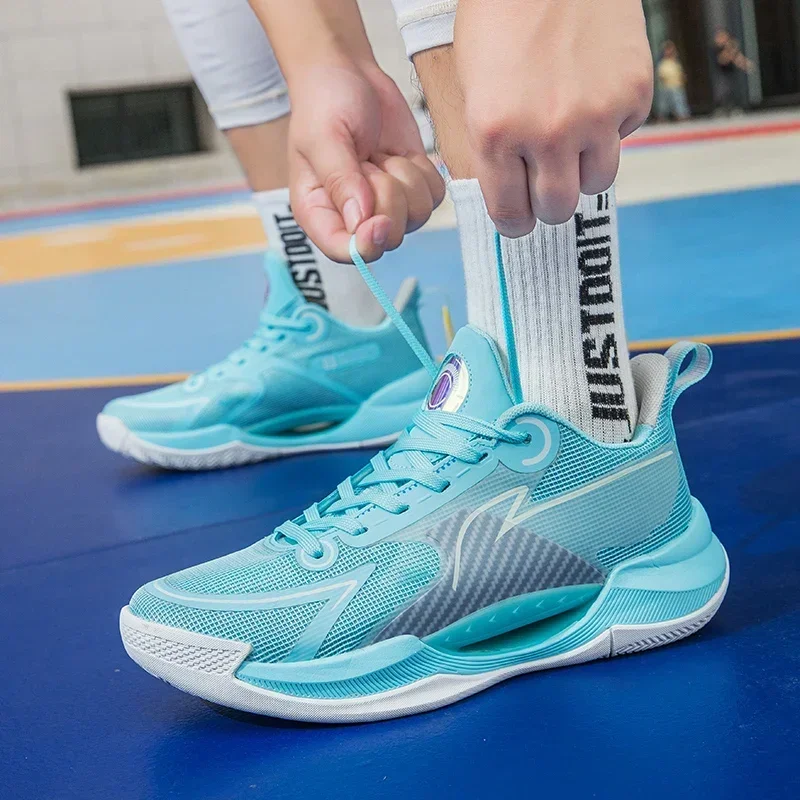 2024 zapatos de baloncesto geniales nuevos deportes de Fitness al aire libre moda calzado para correr cómodo transpirable acolchado antideslizante para hombres