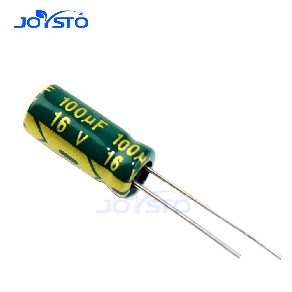 30pcs/Lot Aluminum electrolytic capacitor 100uF 16V 5 * 11mm Radial Electrolytic kapasitor