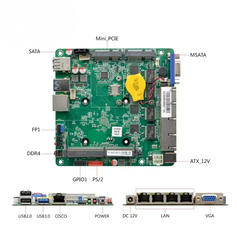 Сетевой брандмауер для основной платы и серверного процессора