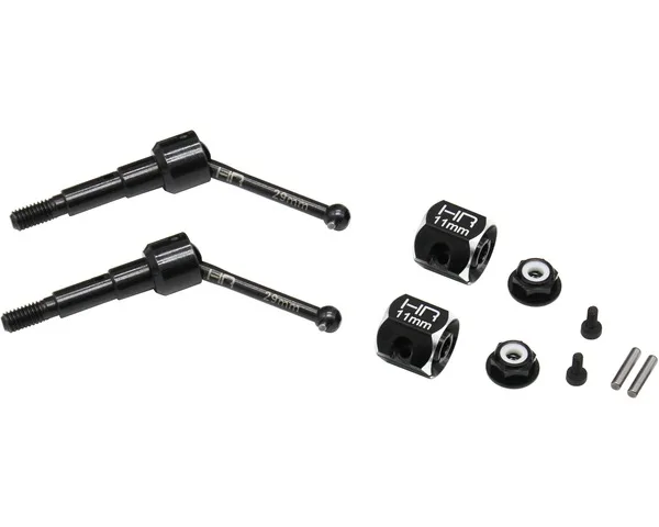 HR Tamiya SW-01 Front and Rear Universal Steel Universal Joint with Aluminum Hex Adapter