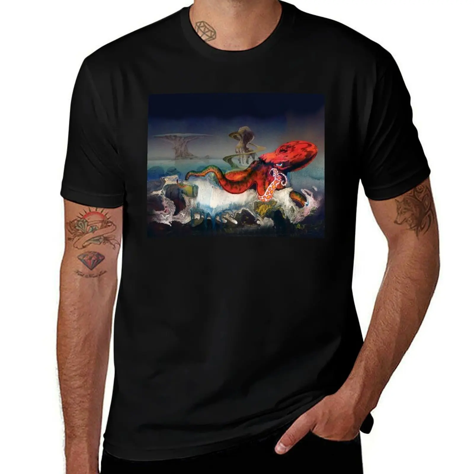 Yes & Gentle Giant. T-Shirt Casual Daily Graphic Tee