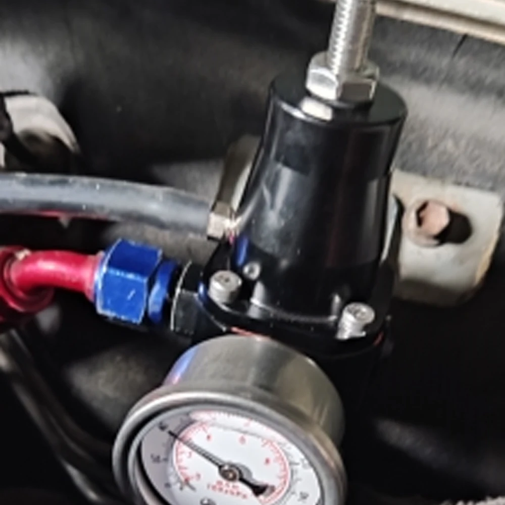 VR - UNIVERSAL FUEL PRESSURE REGULATOR KIT + GAUGE AN6 FITTING 30-70 PSI VR7845
