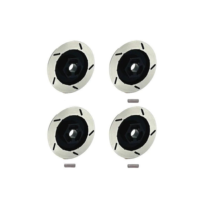 金属アップグレードリモートコントロールカー抗本物の金属 12 ミリメートルブレーキディスク装飾フィット MN 1/12 MN128 MN86KS G500