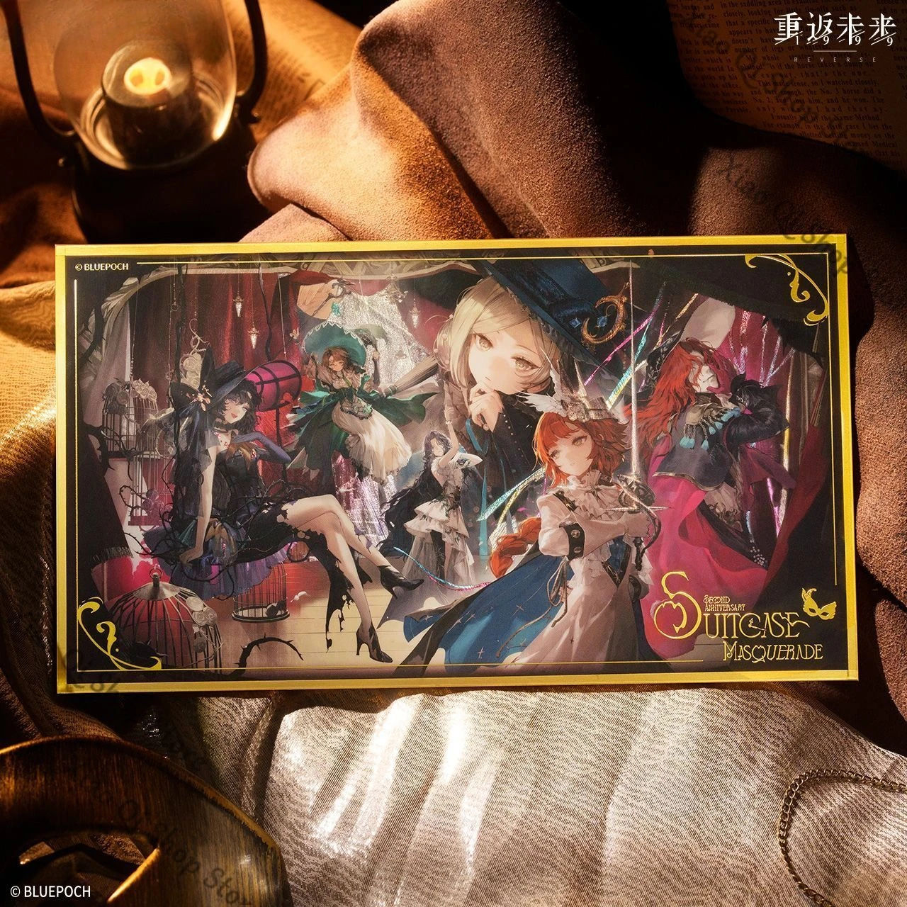 العكسي الأصلي الرسمي: 1999 عنصر رباعي من الورق الأكريليك الملون، إصدار جامعي عالي المظهر