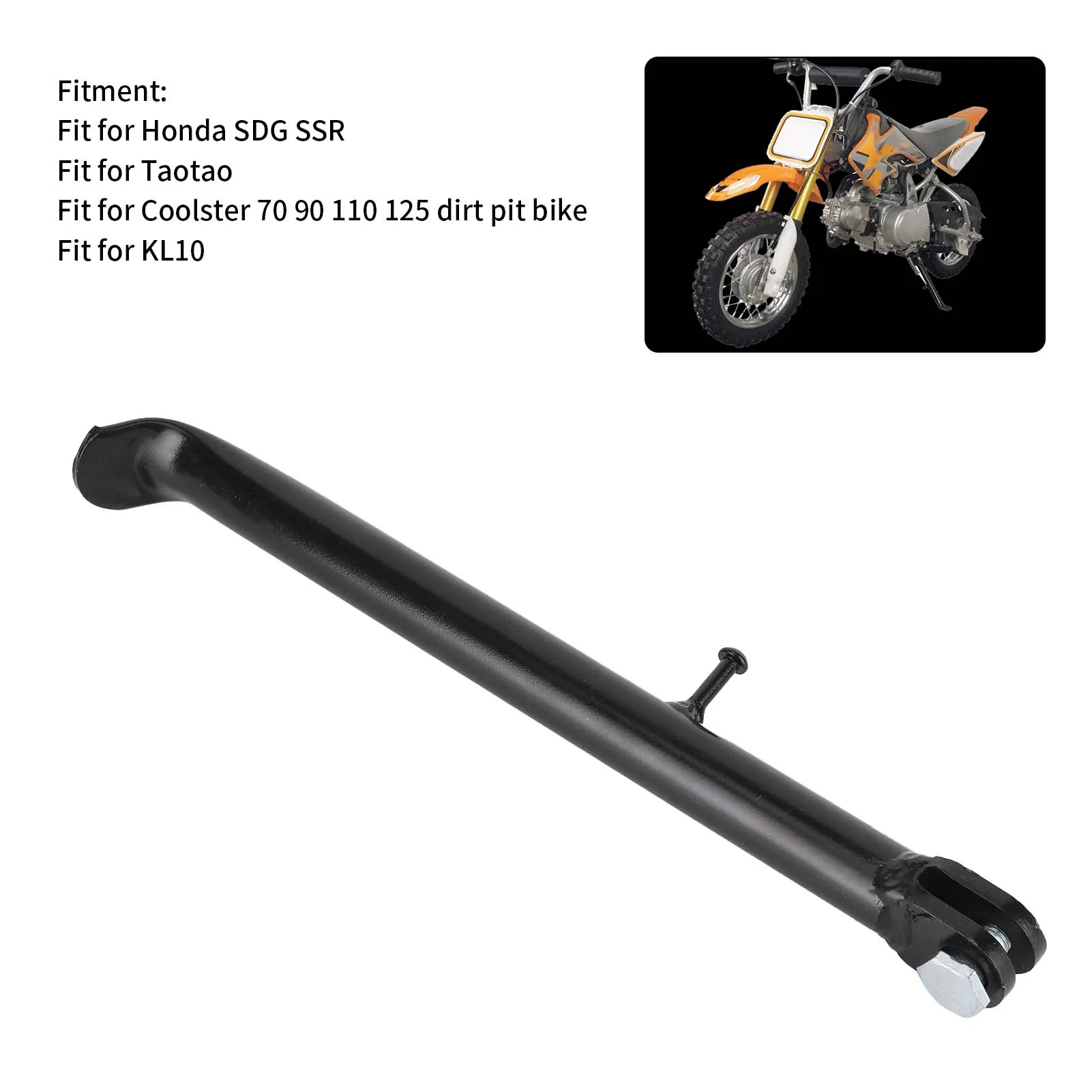 12in Kick Stand with Spring Replacement Accessory Fit for Honda SDG SSR Dirt Pit Bike