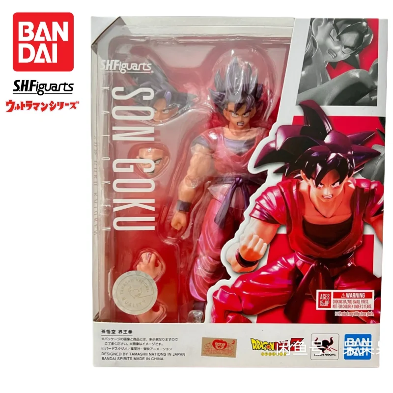 

В наличии Bandai S H Figuarts, оригинальная кукла Dragon Ball Son Goku, новая фигурка в штучной упаковке, модель персонажей аниме, гараж