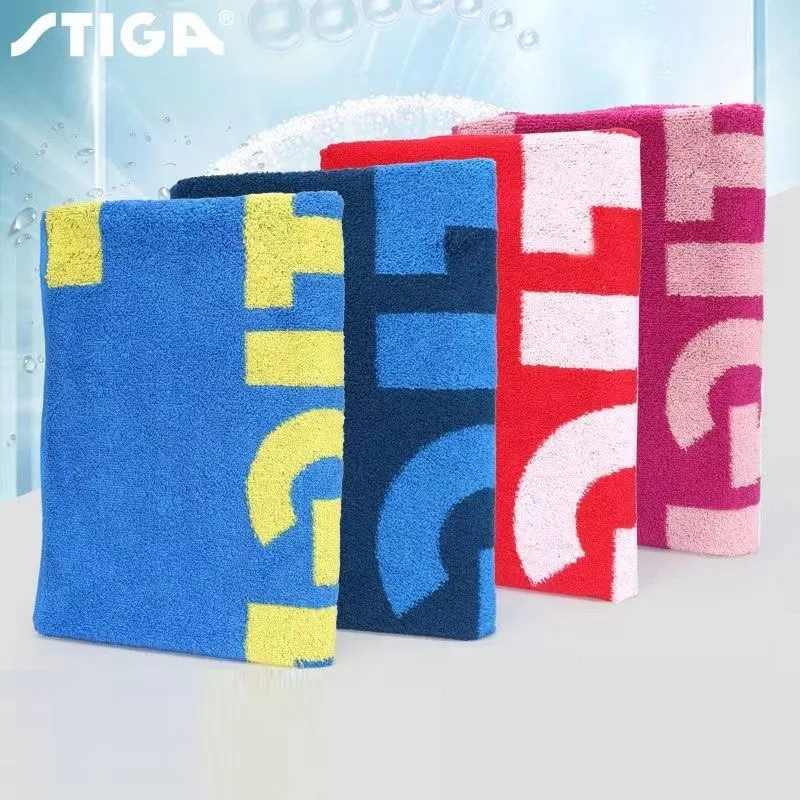 New Stiga Sports Towel Fitness Sweat Speed Dry Professional Table Tennis Washcloth 100% Cotton