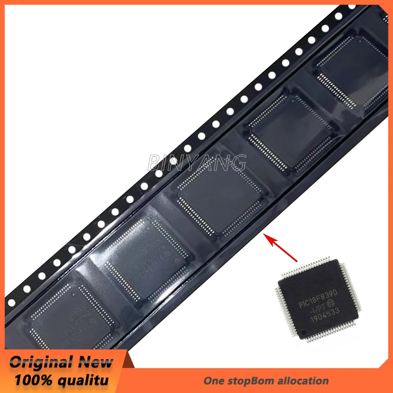 (5piece) 100% New PIC18F8390-I/PT PIC18F8490-I PIC18F8527-I QFP80  PIC18F IC