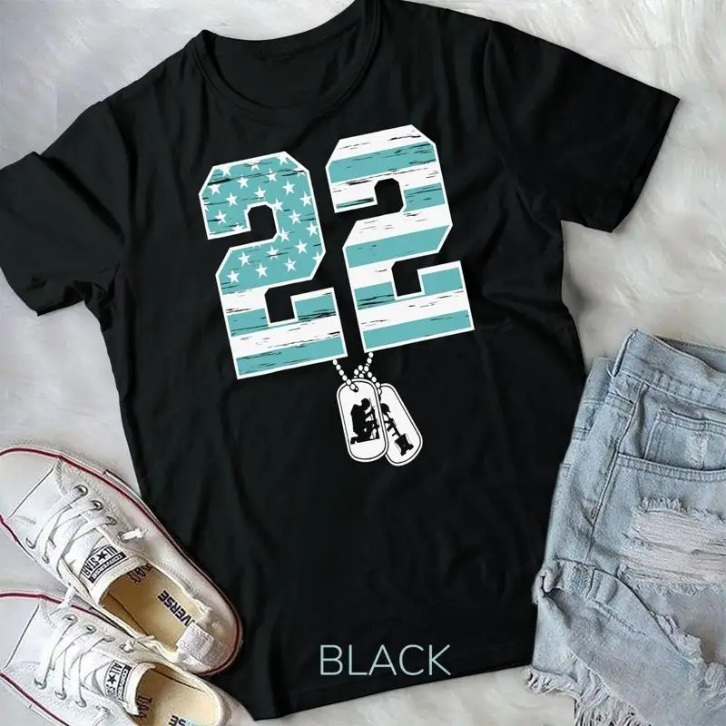 22 A Day Soldier Veteran PTSD Awareness T Shirt Unisex T shirt