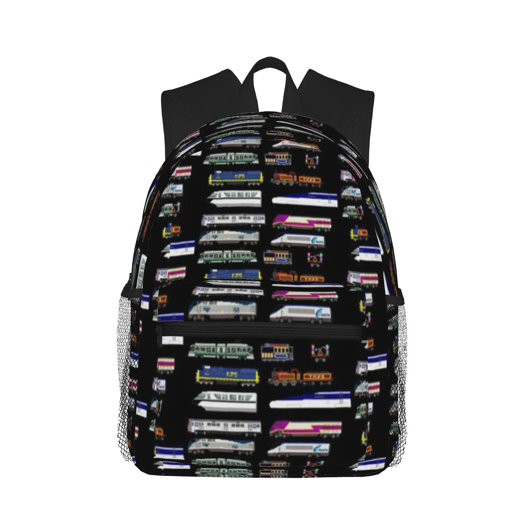 Railway Vehicles - The Kids  Picture Show  Casual Backpack for Students and Adults Bags
