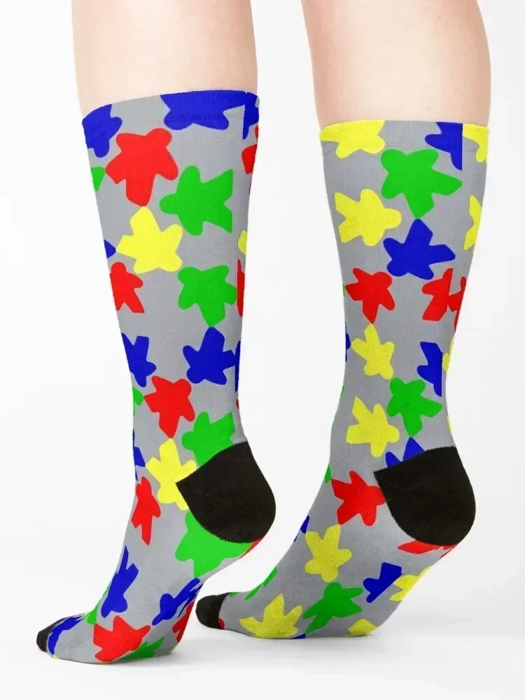 All the Meeples Socks custom sports hiphop cartoon valentine gift ideas Men's Socks Women's