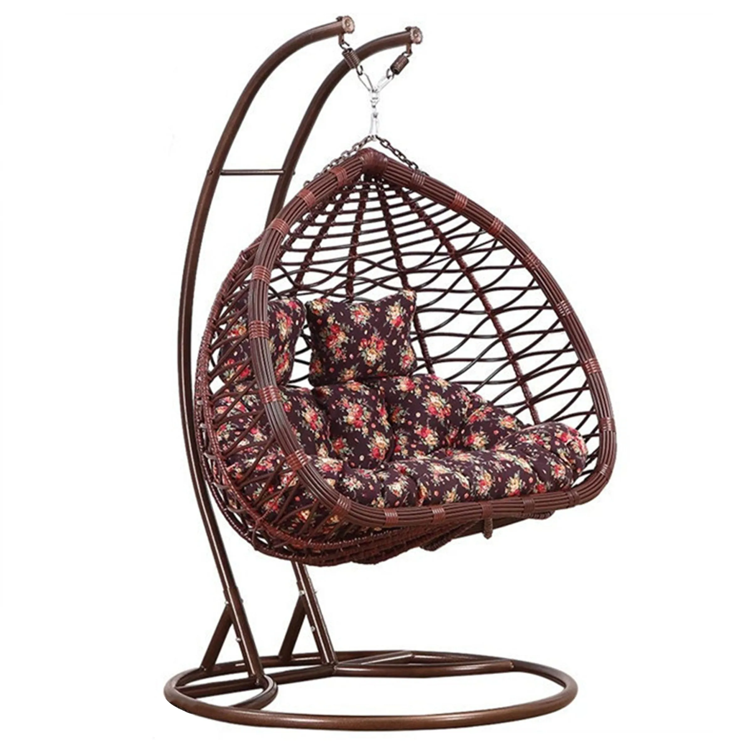 Luxury Iron Swing for Modern Home and Hotel Garden Decoration  Enhance Your Outdoor,Space with a Stylish and Spacious Swing/