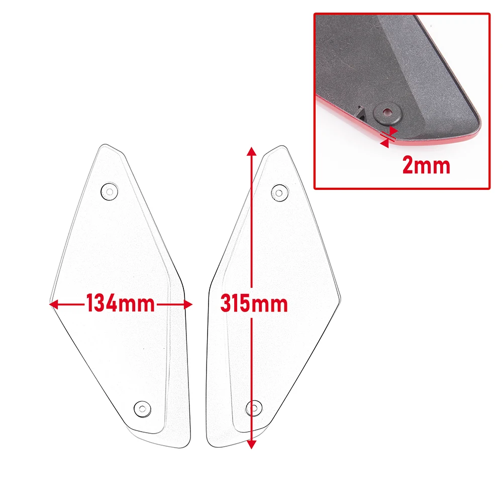 Cubierta de Panel lateral para marco de tanque de motocicleta, carenado Protector de carcasa para Honda CB, CBR 650R, 2019, 2020, 2021, 2022, 2023,