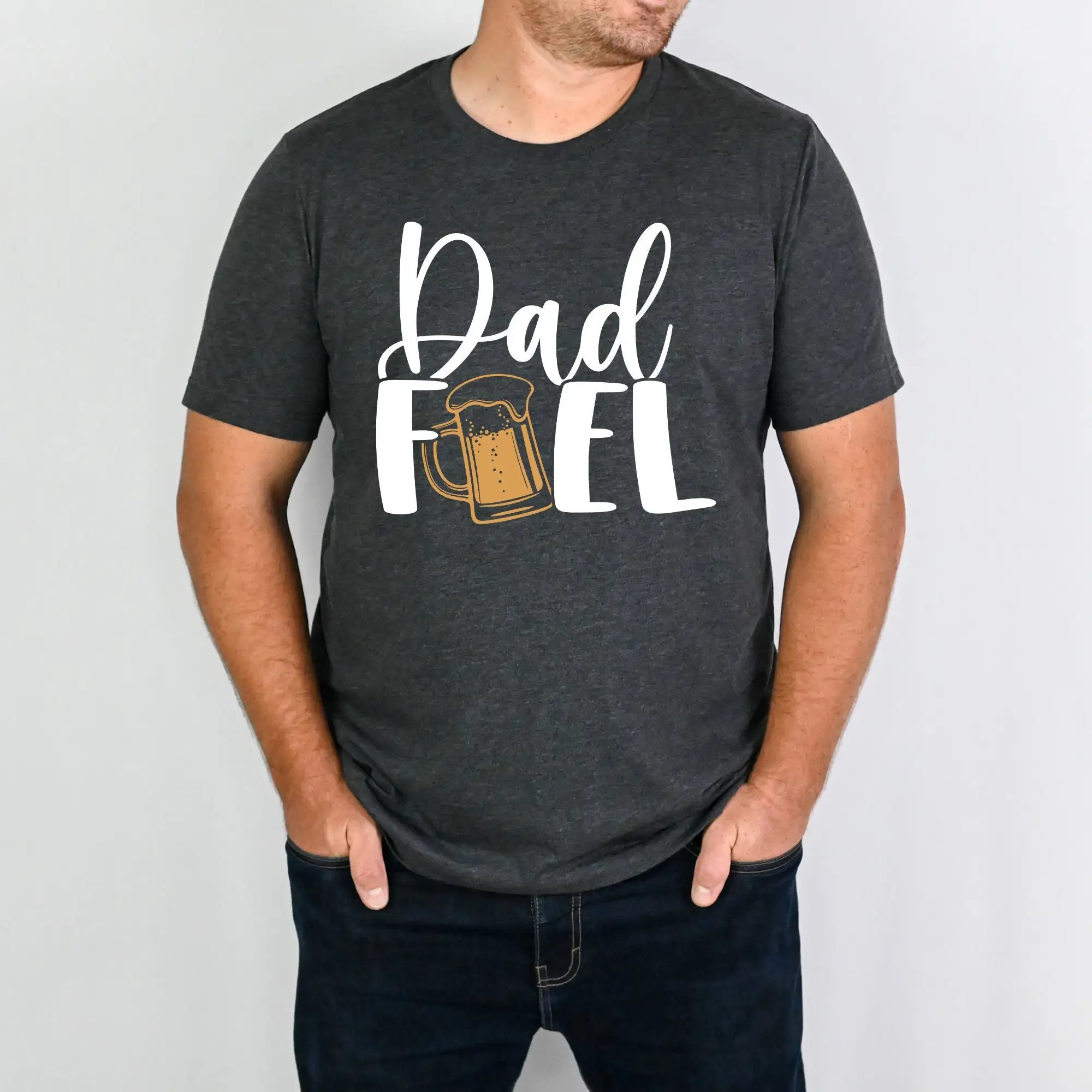 Dad Fuel T Shirt Fathers Day For Love Husband Funny Father