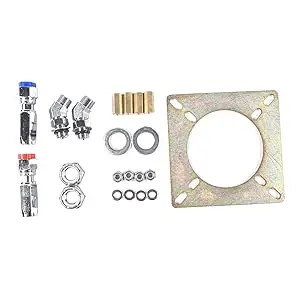 AP03 Hydraulic Outboard Steering System Kit 150HP 2x24ft Hose 6.9mpa/1000psi for Single-Engine Boats
