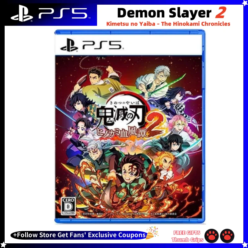 PS5 Nouveau Jeu Cd Demon Slayer 2 Kimetsu No Yaiba Les Chroniques Hinokami Playstation 5 Disques De Jeu Playstation5 Jeux Ps5
