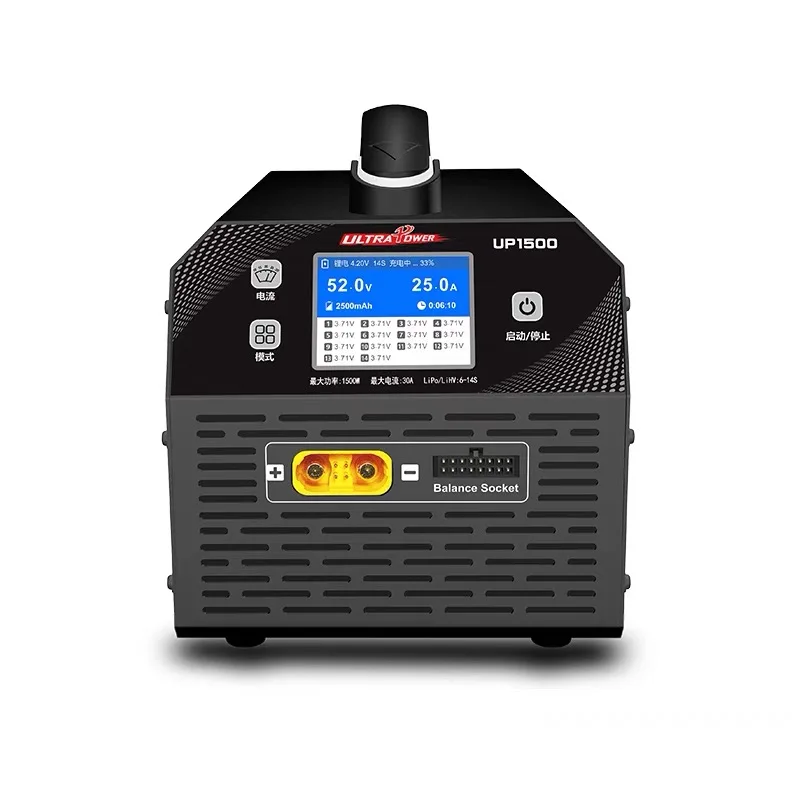 For New List Super Power UP-S14S 1500W 30A Single Channel LiPo LiHv Battery Agricultural Drone Battery Charger