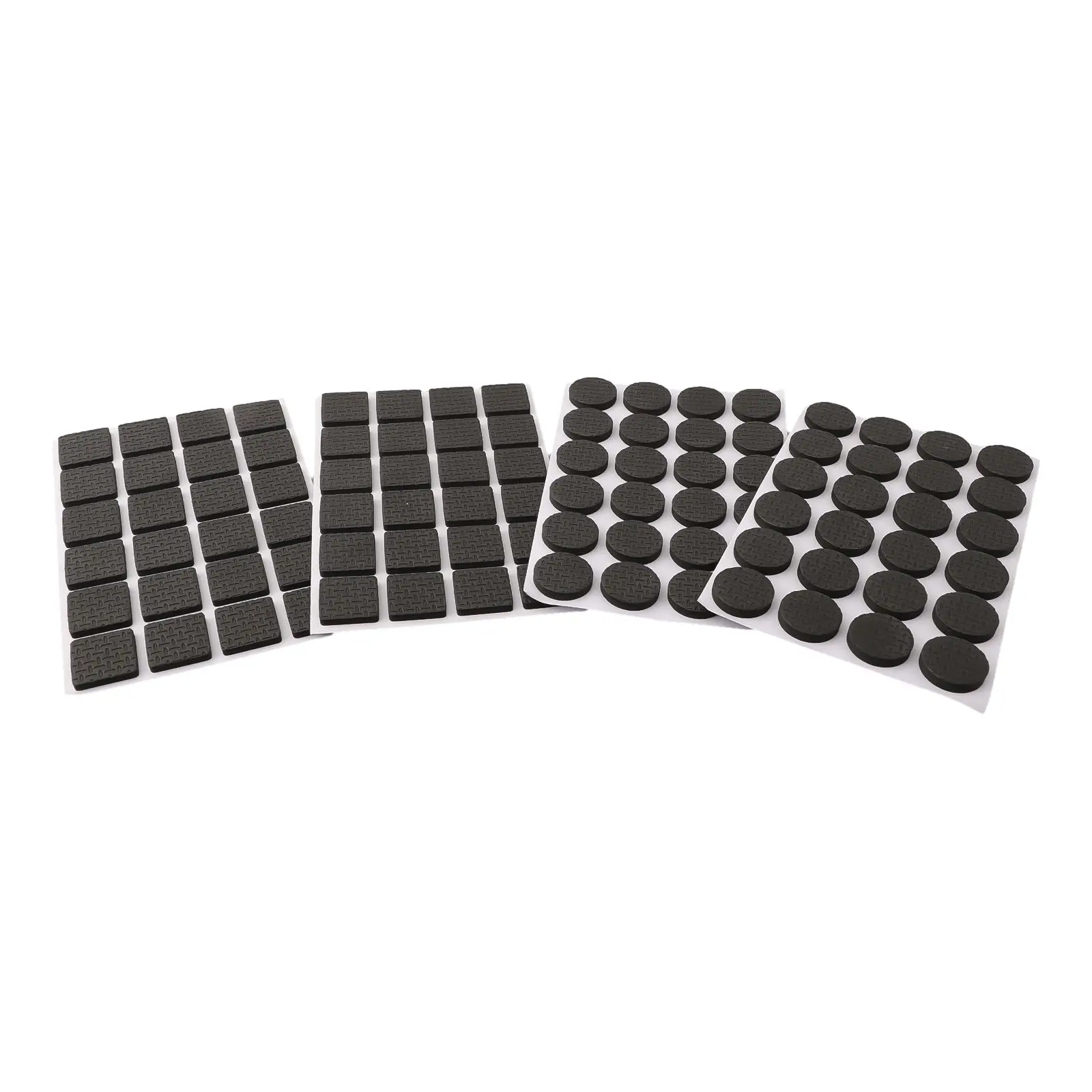 Brand New Useful Accessories High Quality Chair Leg Pad Table mat Protection Pad Non-slip Square & Round Black