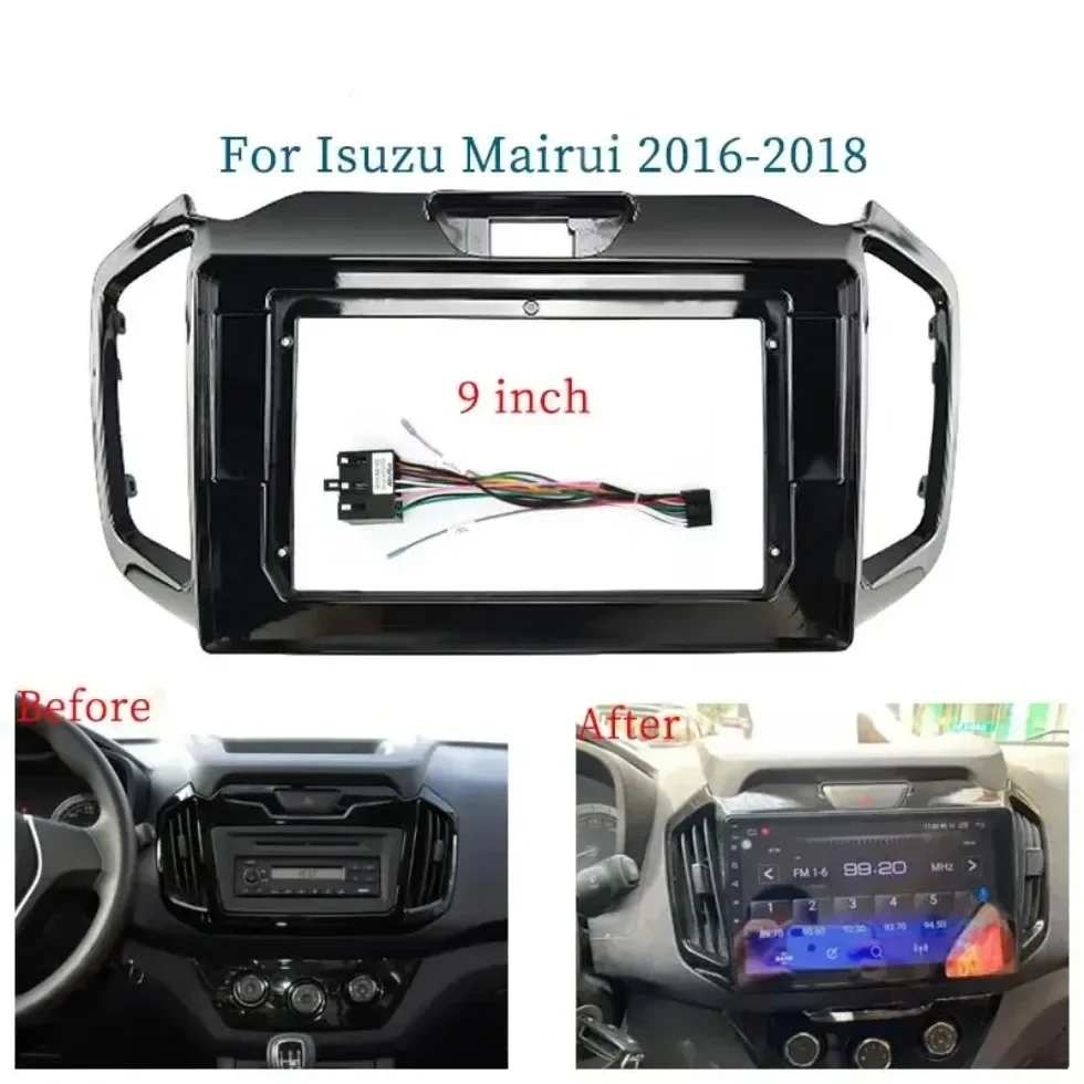 

For Isuzu Ruimai 2016-2018 10 Inch Car Frame Fascia Adapter Android Radio Audio Dash Fitting Panel Kit