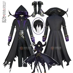 Anime The Eminence in Shadow Cosplay Cid Kagenou Costume Leader of Shadow Garden Fancy Outfit Cloak Wig Shoes For Women Men Cos