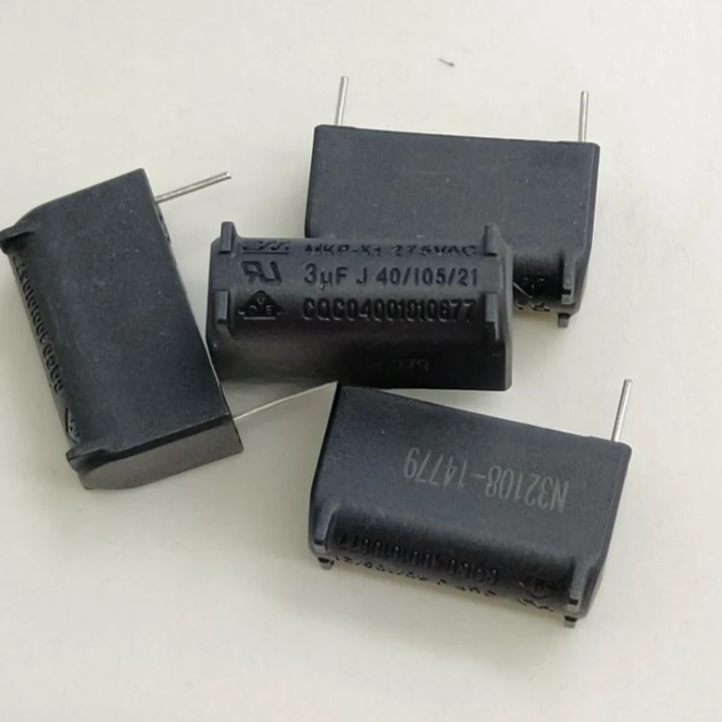 5pcs New original MKP X2 vertical 2/3UF 4UF 5uF induction cooker Capacitor 275V AC 400V DC pin distance 27MM/31MM