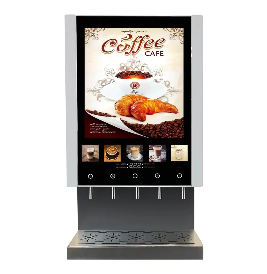 

Intelligent Public Outdoor Automatic Instant Style Commercial Tea Coffee Vending Machine