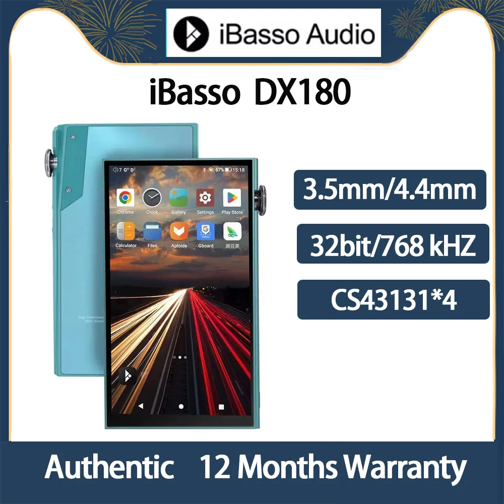 Original iBasso DX180 Music Player 4GB+128GB HiFi Fever Lossless Music MP3 Front End National Brick DX170 Upgrade MP3 Players