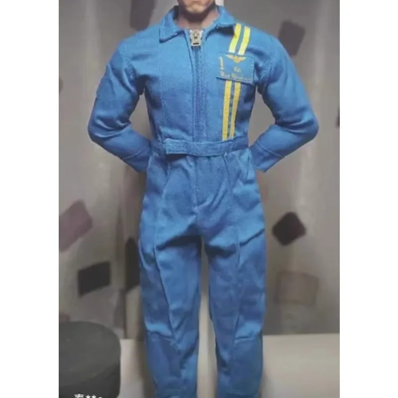 1/6 Scale Male Jumpsuit Workwear Prison Uniform Soldier Pilot Clothes Model for 12inch Action Figures Body