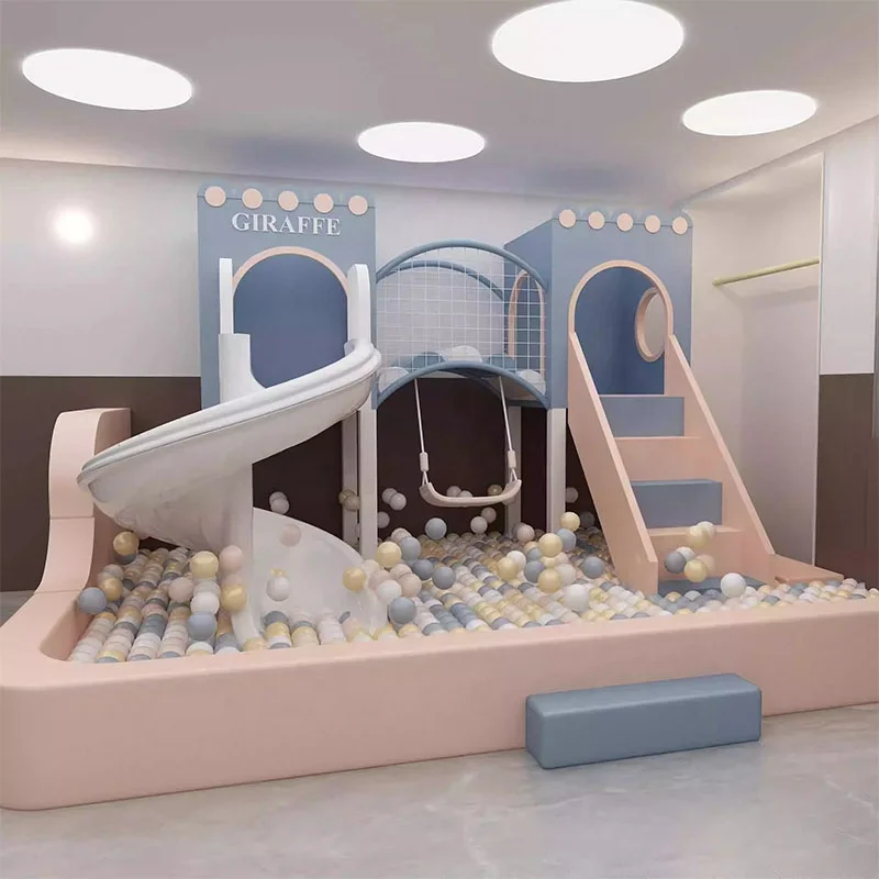 Good Quality Kids Indoor Playground Set Internet Popular Children's Park  Play Area Customized by  Amusement