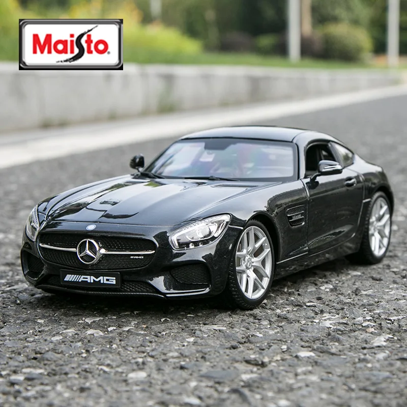 

Maisto 1:18 Mercedes Benz AMG GT Sports Car Metal Model Car Supercar Diecast Alloy Toys For Children Gifts B453