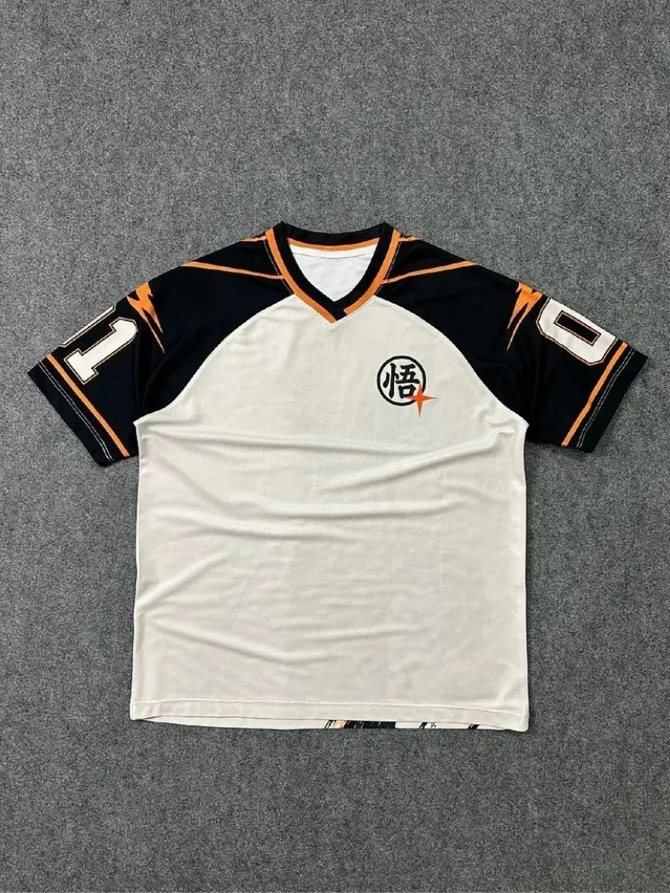 Hot Selling Anime Wukong Children's Adult Male and Female Parent-child Outfit Breathable Quick Drying Football Jersey T-shirt