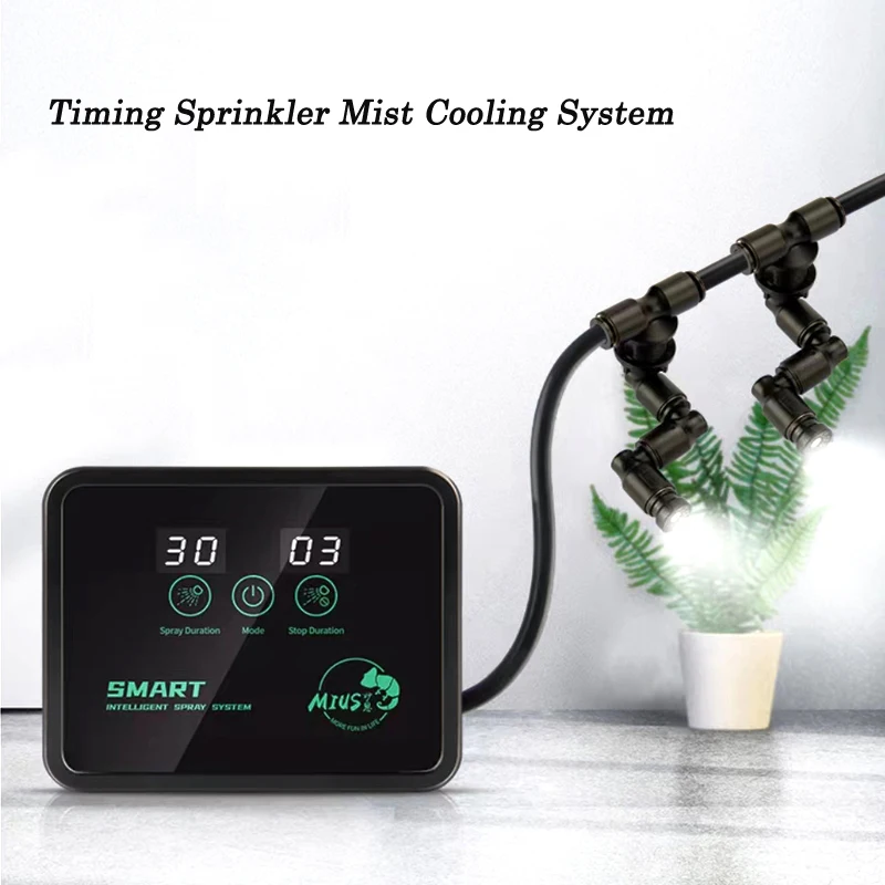 

Household Electronic Timer Mist Cooling Rainforest Sprayer System Kit Sprinkler Intelligent Reptile Terrariums Humidifier