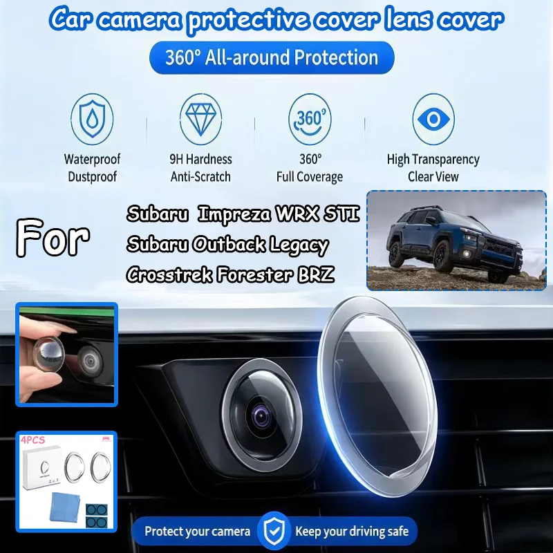 Car Camera Lens Protector Cover High Transparent Guard For Subaru Impreza WRX STI Subaru Outback Legacy Crosstrek Forester BRZ