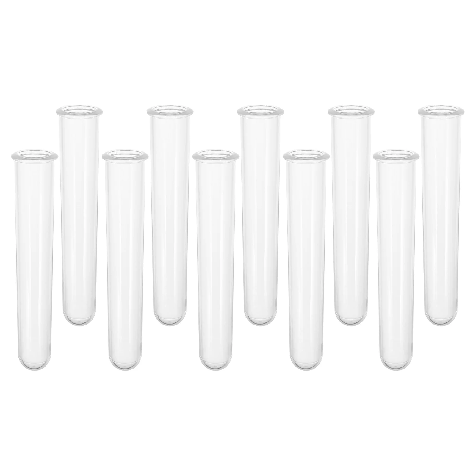 

10 Pcs Baking Mold/cake Acrylic Test Tube Clear Flower Hydroponic Plants Containers