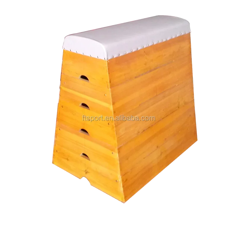 Safety Wooden material Gymnastics equipment seven section Vaulting Box for students training