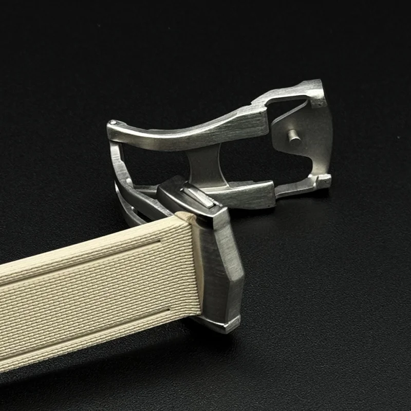 Cinturino per orologio FKM con motivo intrecciato universale 20/21/22mm Bracciale subacqueo a sgancio rapido per Omega/Breitling/Longines/Tissot/Seiko