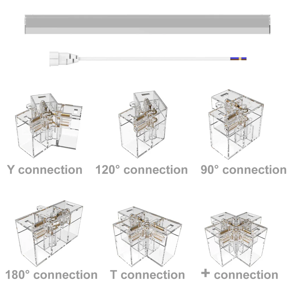 Imagem -06 - Hexagonal Honeycomb Teto Lâmpada Decorativa Led Tube Light Garagem Interior Moderna Hexagonal Montado Iluminação t5 Zk50