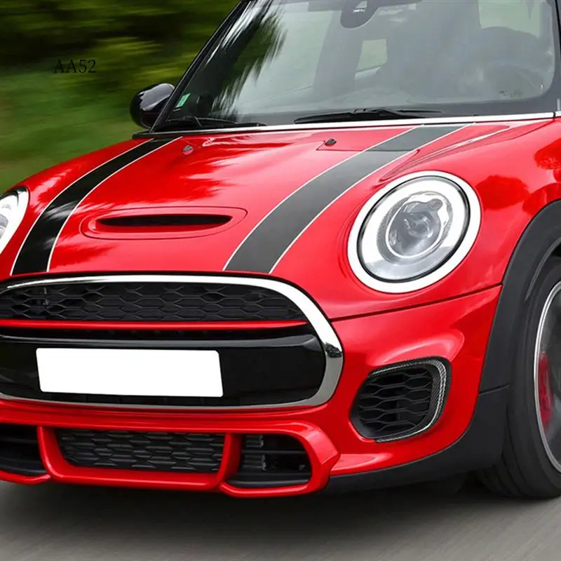 

AS-Car Front Bumper Side Air Vent Trim Dry Fog Light Lamp Hood Intake Frame Grille Spoiler For F56 Mini Cooper S