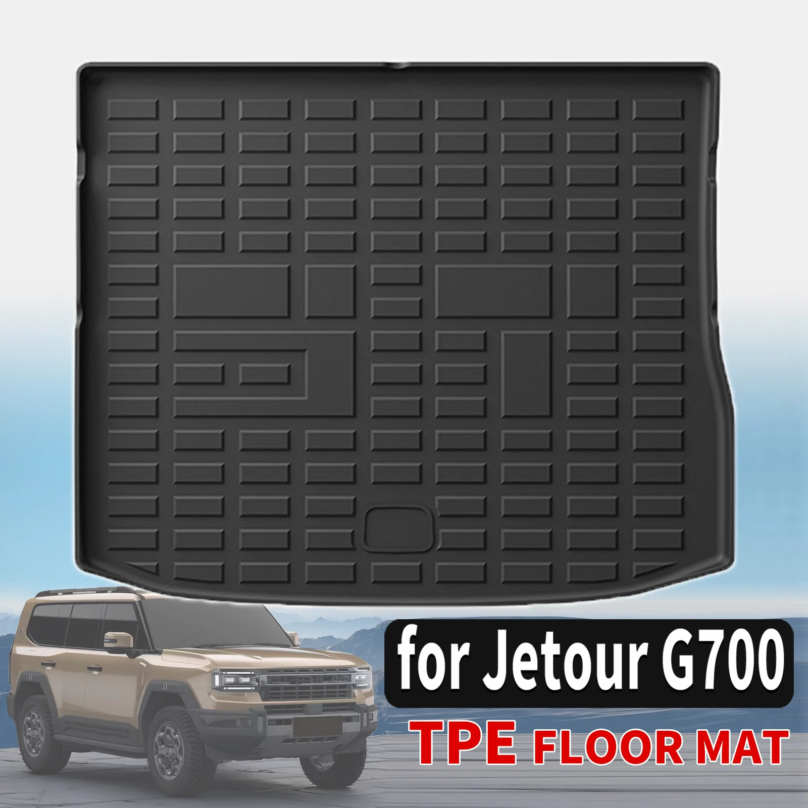 

for Jetour G700 2025 2026 2027 Luxury Eco-Friendly TPE Trunk Pad Odorless Non-Toxic Custom Fit Car Accessories