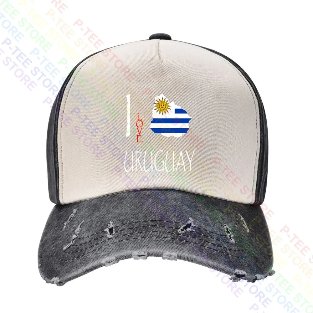 I Love Uruguay Cool Novelty Baseball Cap Snapback Caps Knitted Bucket Hat