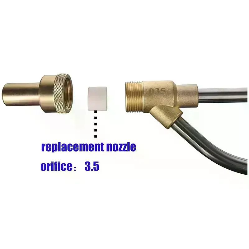 Nozzle 2 Pairs For Graffiti Paint High Pressure Sand Water Wet White Blasting Equipment Sandblasting Replacement