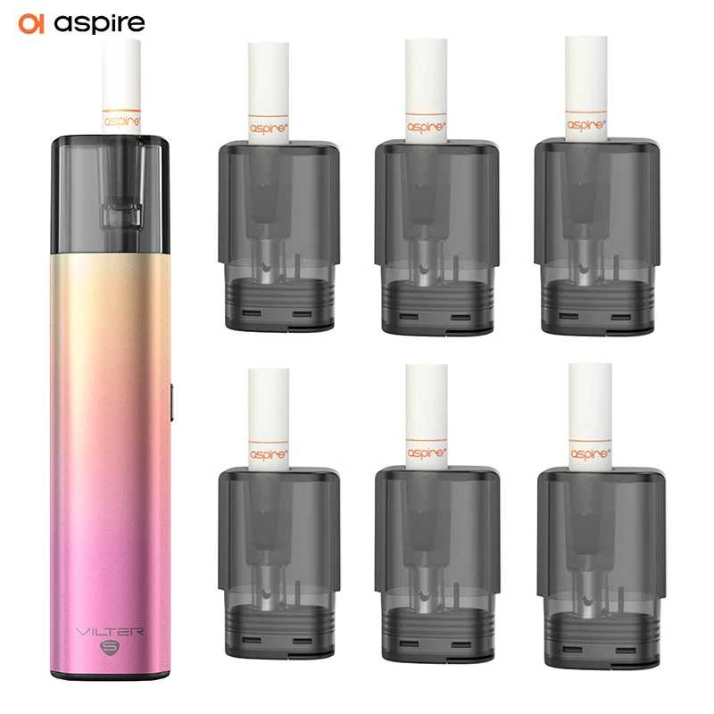 Оригинальный комплект для вейпа Aspire Vilter S, электронная сигарета, мод для вейпа, 500 мАч, бак для электронной сигареты 2 мл, Ом