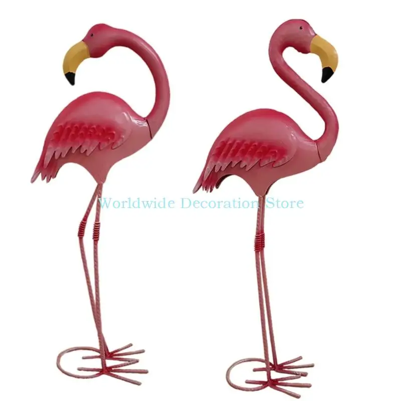 

Q39B Художественный орнамент в саду из флаламинго ручной работы для патио или дома на заднем дворе
