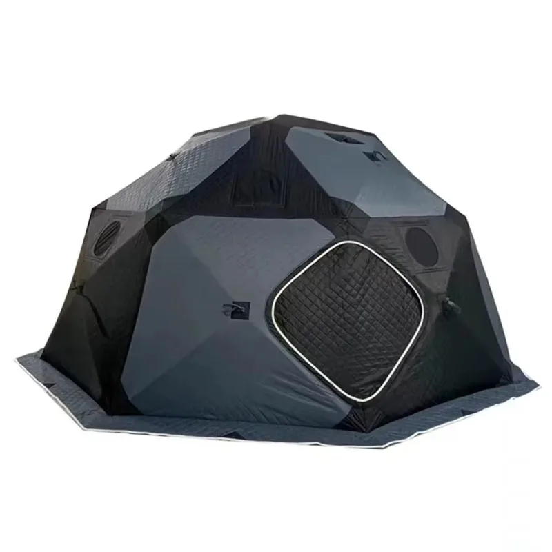 

2026 Automatic Insulated Ice Fishing Shelter Hot Tent For Winter Party Camping Tent