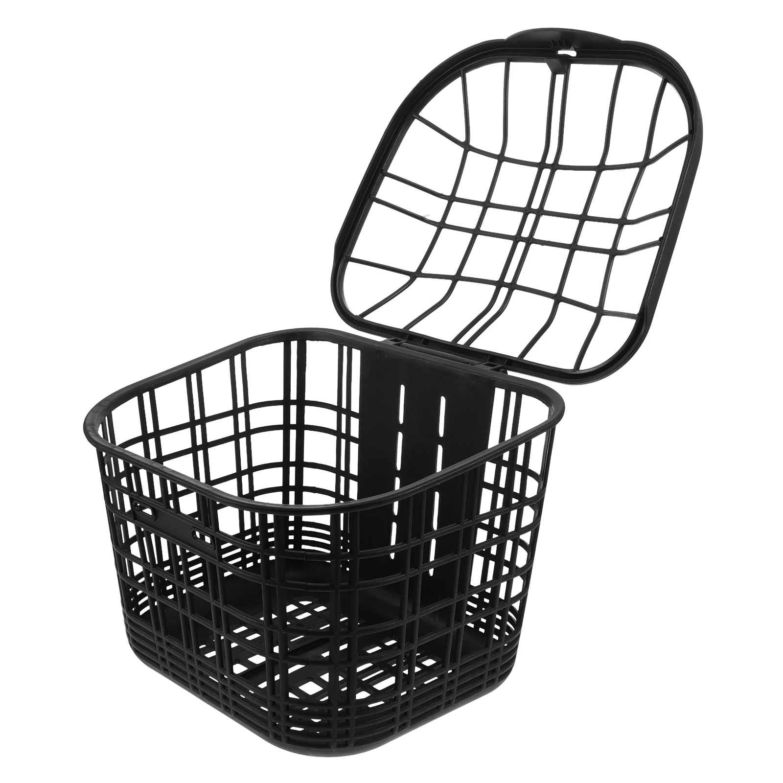 

Bicycle Front Basket Large Sturdy Design Compatible Most Models Easy Access Retrieval Items Plastic Bikes Outdoor Cycling Bike