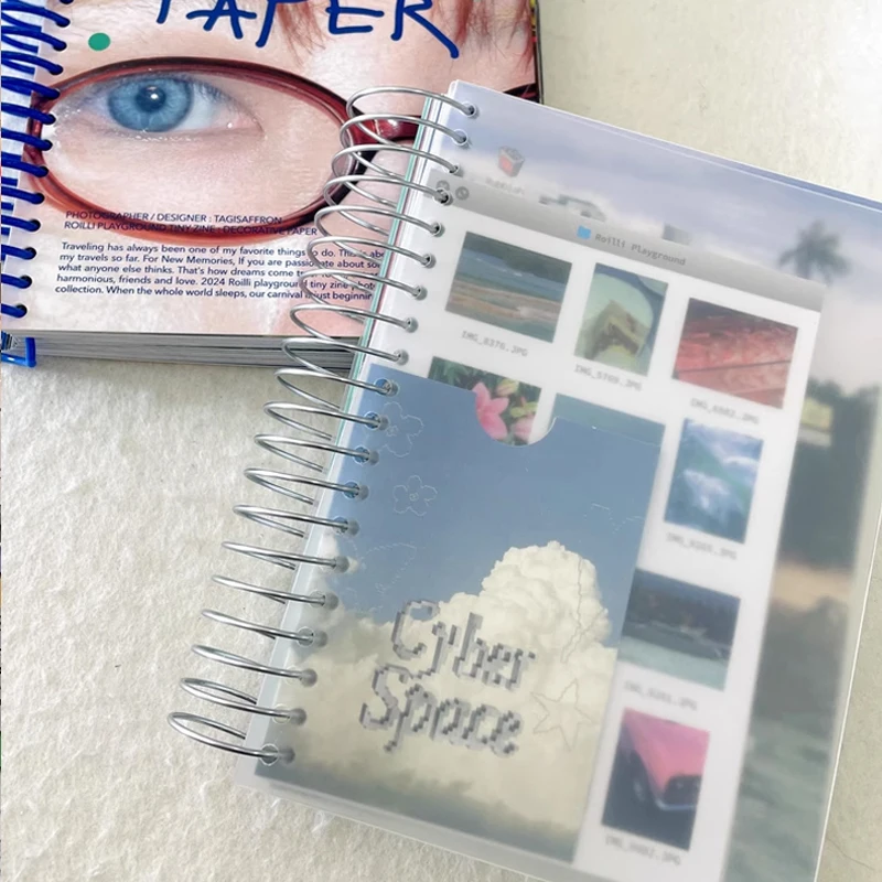 

B6 Colorful Century End Handbook Cyber Elements Photography Stickers Notebook Personalized Fashion Diary Friends Birthday Gift