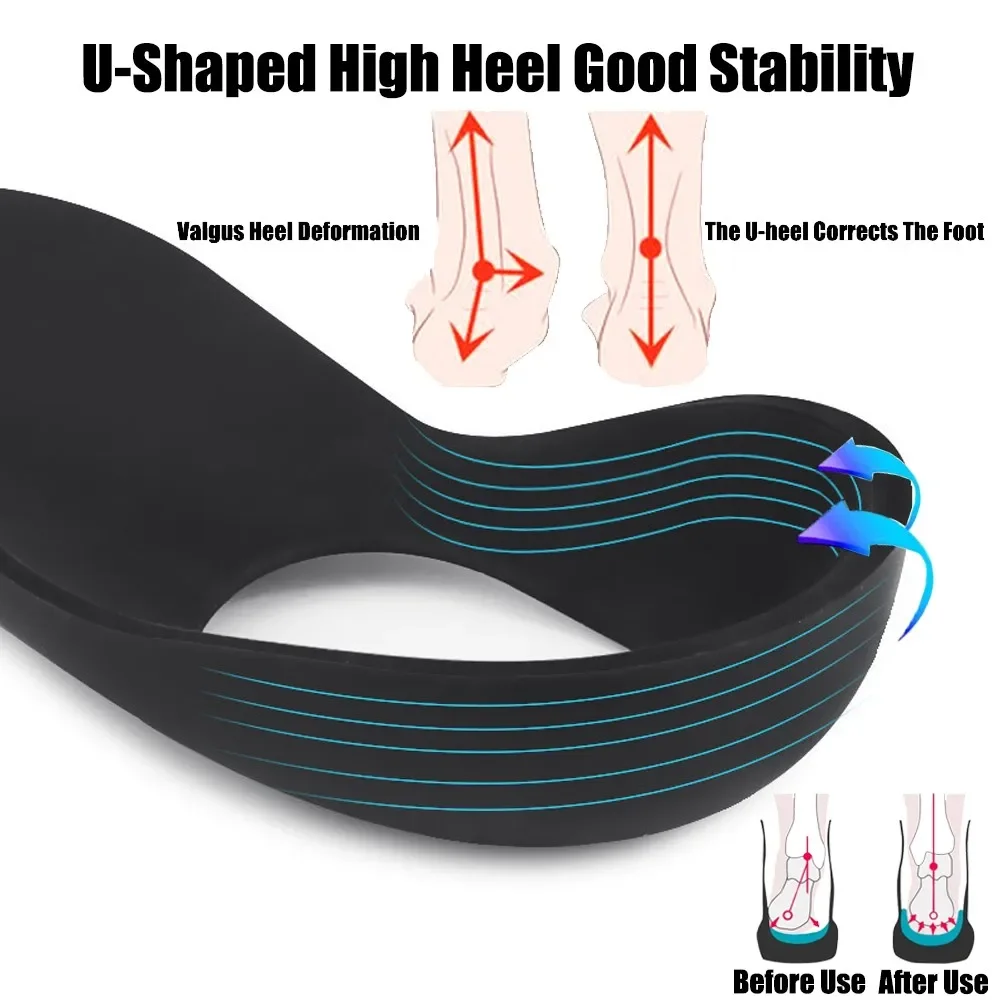 Orthotic Insoles for XO-Legs Correction Orthopedic Insoles Flat Foot Arch Support Pad Plantar Fasciitis Pain Relief Shoe Inserts